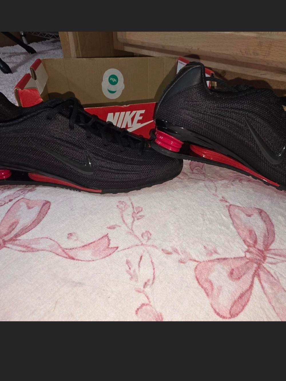 Women's Nike Shox Z with Red Accents